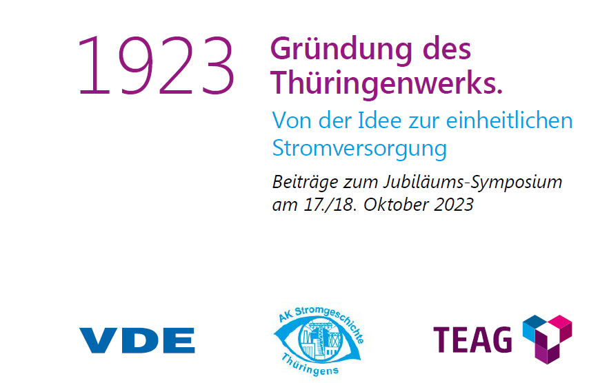 100 Jahre Thüringenwerk